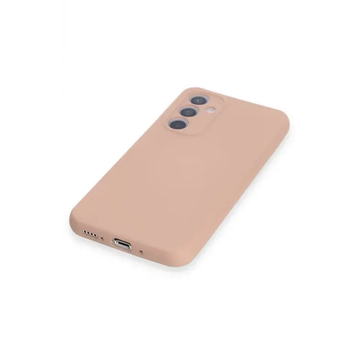 Lopard Samsung Galaxy A54 5g Kılıf Nano İçi Kadife Silikon - Pudra