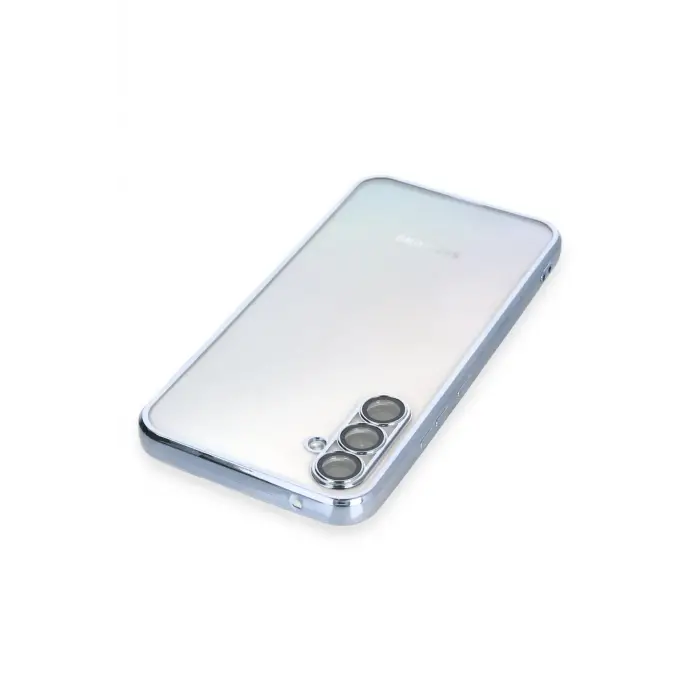 Lopard Samsung Galaxy A54 5g Kılıf Razer Lensli Silikon - Açık Mavi