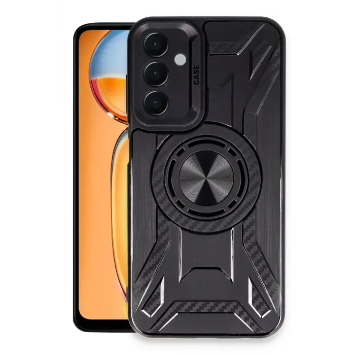 Lopard Samsung Galaxy A55 5g Kılıf Lincoln Silikon - Siyah