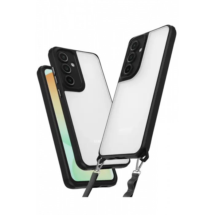 Lopard Samsung Galaxy A55 5g Kılıf Penta Silikon Kılıf - Siyah