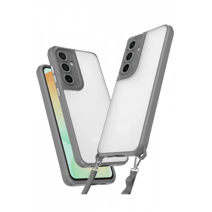 Lopard Samsung Galaxy A55 5g Kılıf Penta Silikon Kılıf - Titan Gri