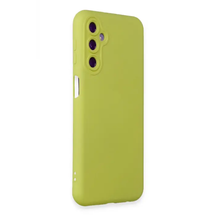 Lopard Samsung Galaxy M14 5g Kılıf Nano İçi Kadife Silikon - Sarı