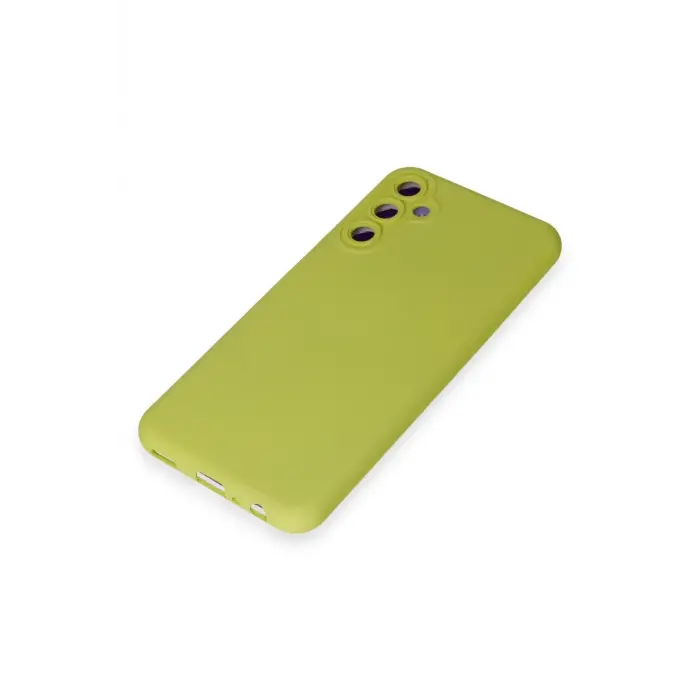 Lopard Samsung Galaxy M14 5g Kılıf Nano İçi Kadife Silikon - Sarı