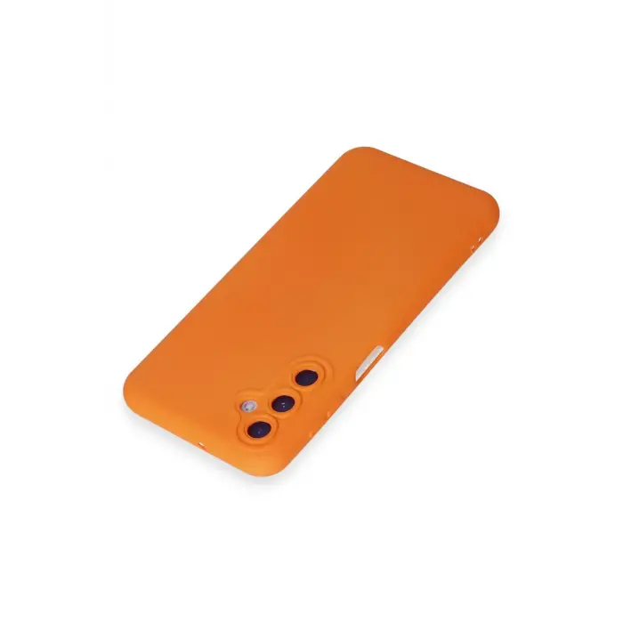 Lopard Samsung Galaxy M14 5g Kılıf Nano İçi Kadife Silikon - Turuncu