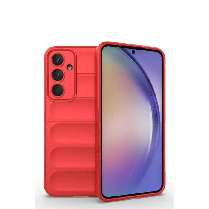 Lopard Samsung Galaxy M14 5g Kılıf Optimum Silikon - Kırmızı