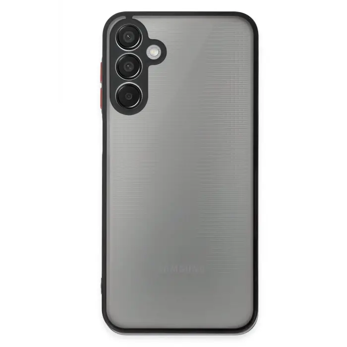 Lopard Samsung Galaxy M15 Kılıf Montreal Silikon Kapak - Siyah