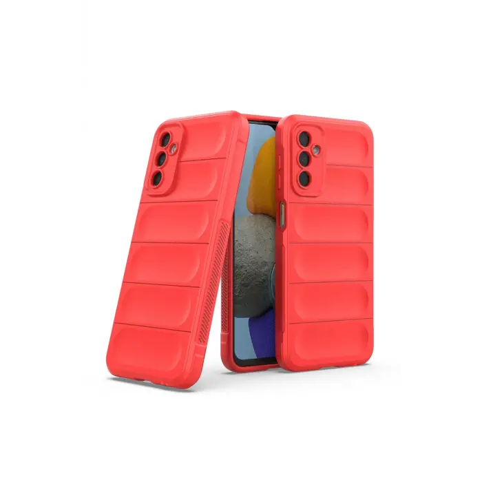 Lopard Samsung Galaxy M23 Kılıf Optimum Silikon - Kırmızı