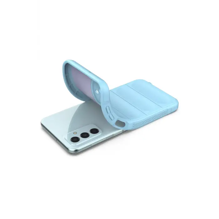 Lopard Samsung Galaxy M23 Kılıf Optimum Silikon - Sky Blue