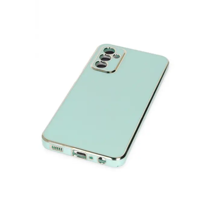 Lopard Samsung Galaxy M23 Kılıf Volet Silikon - Açık Yeşil