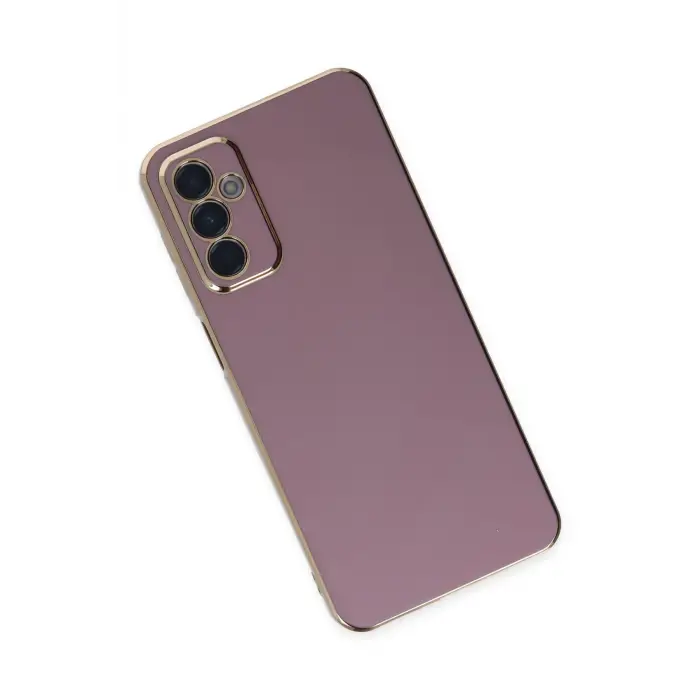 Lopard Samsung Galaxy M23 Kılıf Volet Silikon - Mor