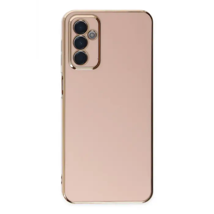 Lopard Samsung Galaxy M23 Kılıf Volet Silikon - Pembe