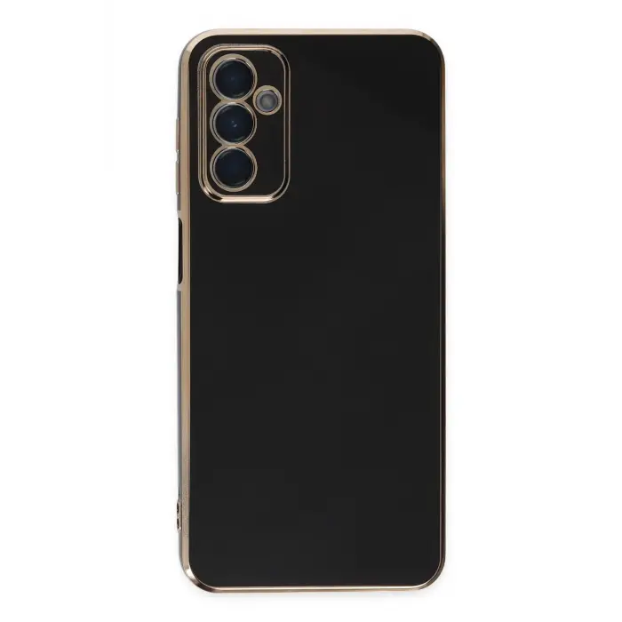 Lopard Samsung Galaxy M23 Kılıf Volet Silikon - Siyah