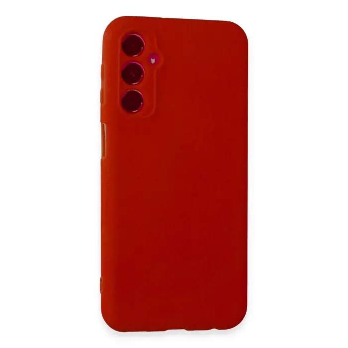 Lopard Samsung Galaxy M34 5g Kılıf First Silikon - Kırmızı