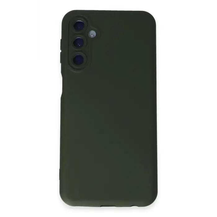 Lopard Samsung Galaxy M34 5g Kılıf Nano İçi Kadife Silikon - Koyu Yeşil
