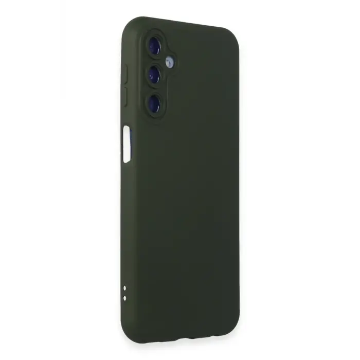Lopard Samsung Galaxy M34 5g Kılıf Nano İçi Kadife Silikon - Koyu Yeşil