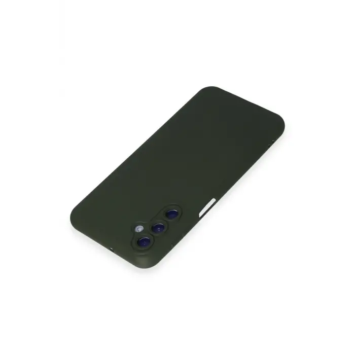 Lopard Samsung Galaxy M34 5g Kılıf Nano İçi Kadife Silikon - Koyu Yeşil