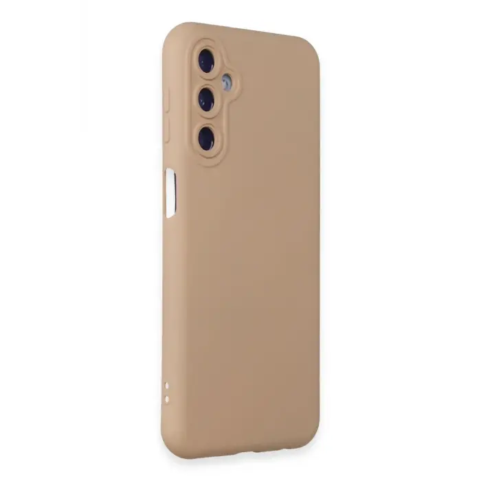 Lopard Samsung Galaxy M34 5g Kılıf Nano İçi Kadife Silikon - Pudra