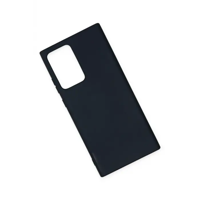 Lopard Samsung Galaxy Note 20 Ultra Kılıf Nano İçi Kadife Silikon - Lacivert