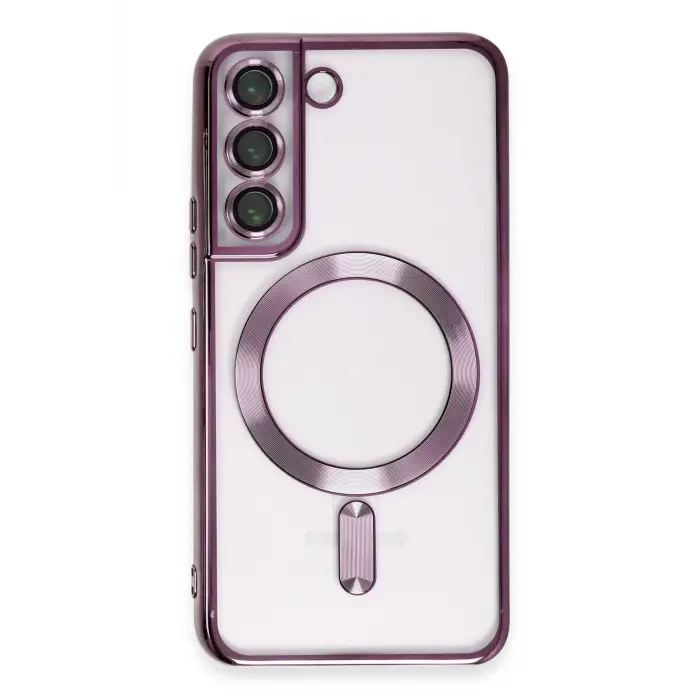 Lopard Samsung Galaxy S22 Kılıf Kross Magneticsafe Kapak - Mor