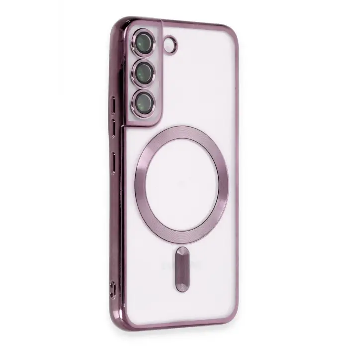 Lopard Samsung Galaxy S22 Kılıf Kross Magneticsafe Kapak - Mor