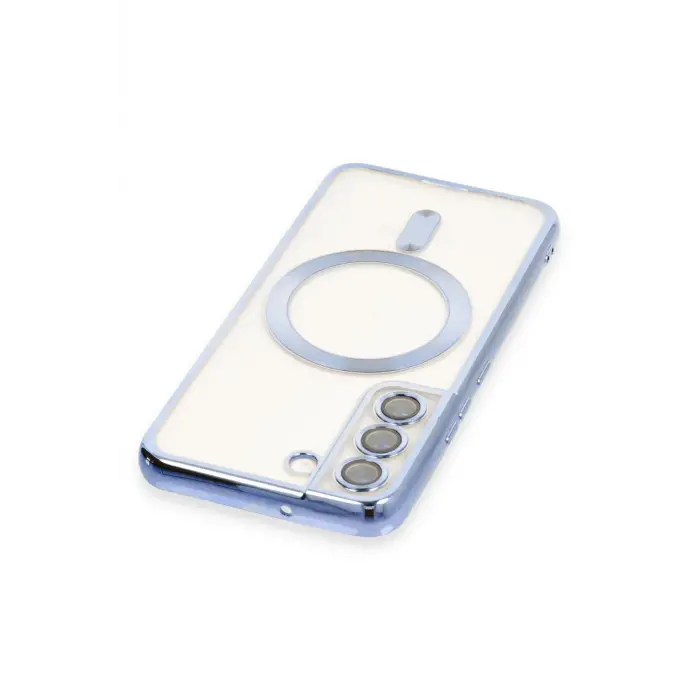 Lopard Samsung Galaxy S22 Kılıf Kross Magneticsafe Kapak - Sierra Blue