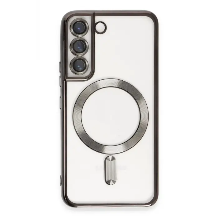 Lopard Samsung Galaxy S22 Kılıf Kross Magneticsafe Kapak - Siyah