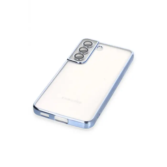 Lopard Samsung Galaxy S22 Kılıf Razer Lensli Silikon - Açık Mavi