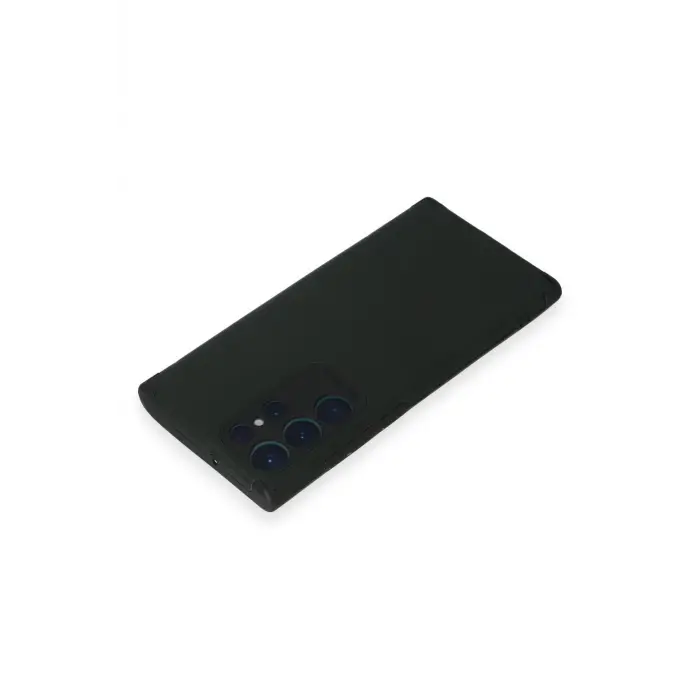 Lopard Samsung Galaxy S22 Ultra Kılıf Loop Deri Silikon - Yeşil