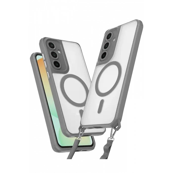 Lopard Samsung Galaxy S23 Fe Kılıf Enka Magsafe Silikon Kılıf - Titan Gri