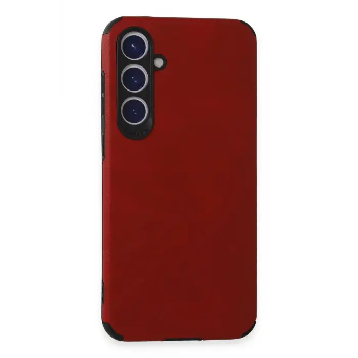 Lopard Samsung Galaxy S23 Fe Kılıf Loop Deri Silikon - Kırmızı