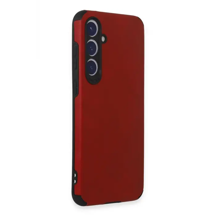 Lopard Samsung Galaxy S23 Fe Kılıf Loop Deri Silikon - Kırmızı