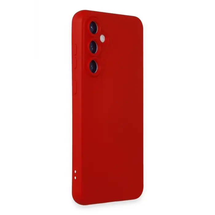 Lopard Samsung Galaxy S23 Fe Kılıf Nano İçi Kadife Silikon - Kırmızı