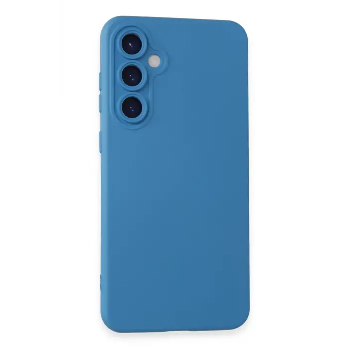 Lopard Samsung Galaxy S23 Fe Kılıf Nano İçi Kadife Silikon - Mavi