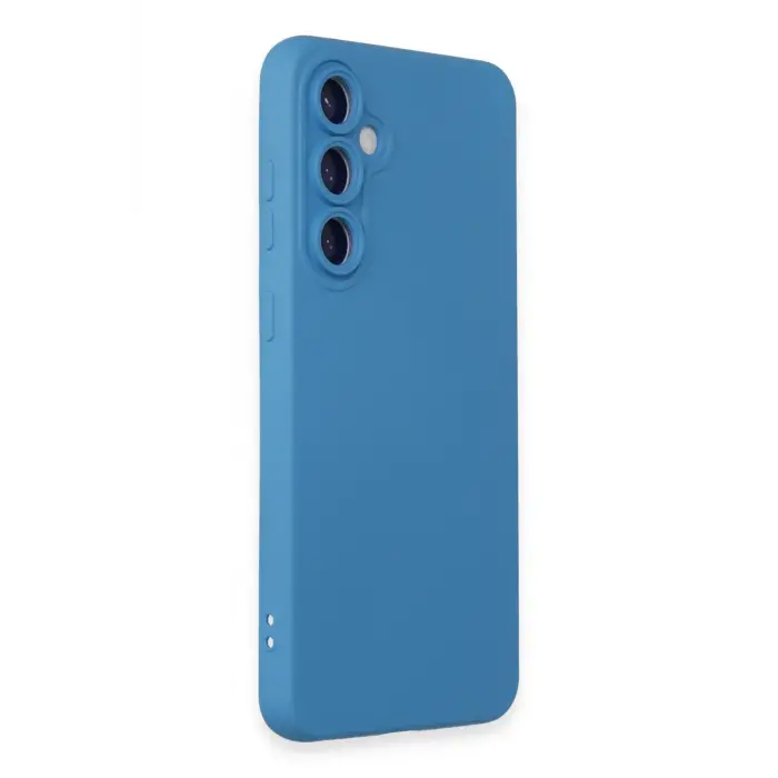 Lopard Samsung Galaxy S23 Fe Kılıf Nano İçi Kadife Silikon - Mavi