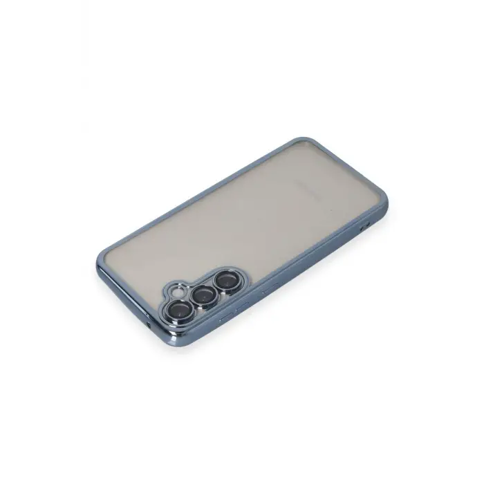 Lopard Samsung Galaxy S23 Fe Kılıf Razer Lensli Silikon - Açık Mavi