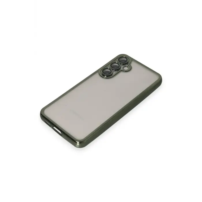 Lopard Samsung Galaxy S23 Fe Kılıf Razer Lensli Silikon - Yeşil