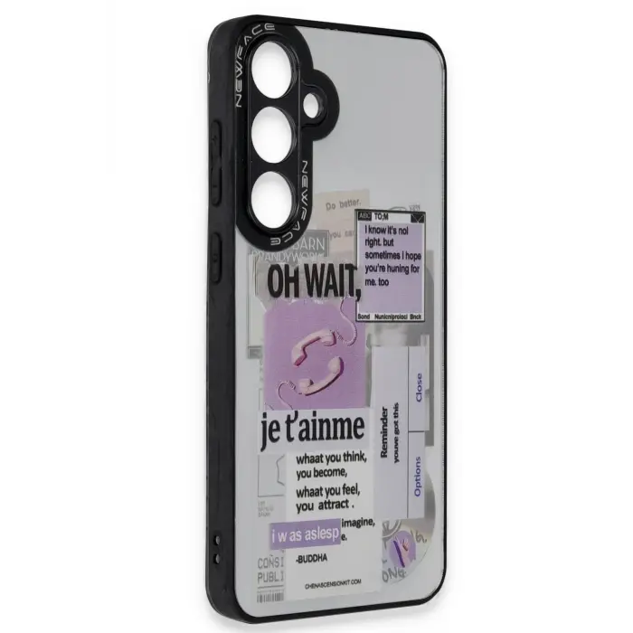 Lopard Samsung Galaxy S23 Kılıf Mirror Desenli Kapak - Mirror - 4