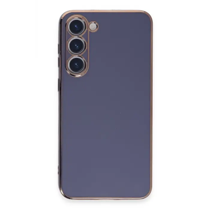 Lopard Samsung Galaxy S23 Kılıf Volet Silikon - Mavi