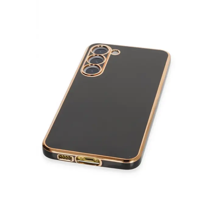 Lopard Samsung Galaxy S23 Kılıf Volet Silikon - Siyah