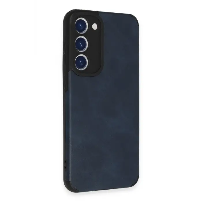 Lopard Samsung Galaxy S23 Plus Kılıf Loop Deri Silikon - Lacivert