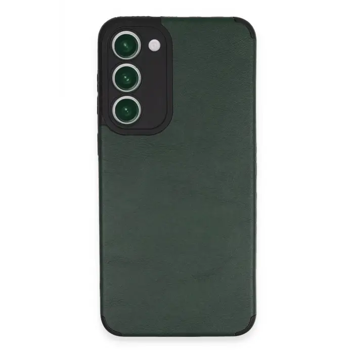Lopard Samsung Galaxy S23 Plus Kılıf Loop Deri Silikon - Yeşil