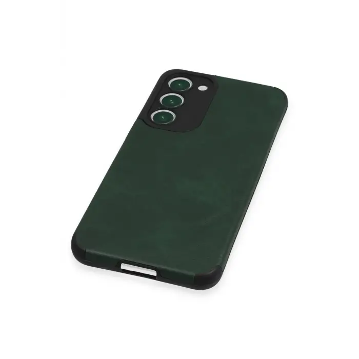 Lopard Samsung Galaxy S23 Plus Kılıf Loop Deri Silikon - Yeşil