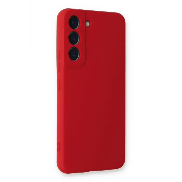 Lopard Samsung Galaxy S23 Plus Kılıf Nano İçi Kadife Silikon - Kırmızı