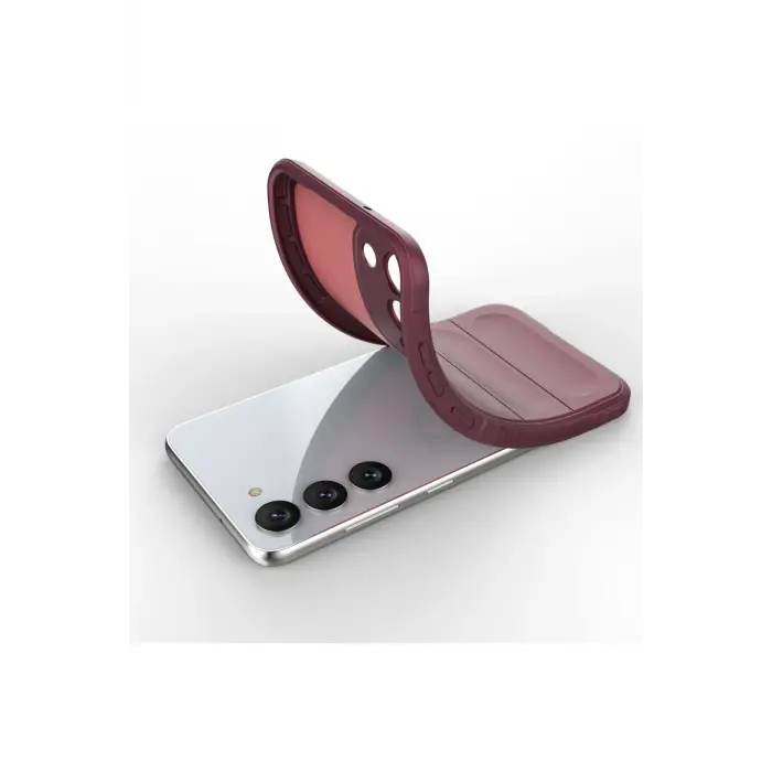 Lopard Samsung Galaxy S23 Plus Kılıf Optimum Silikon - Bordo