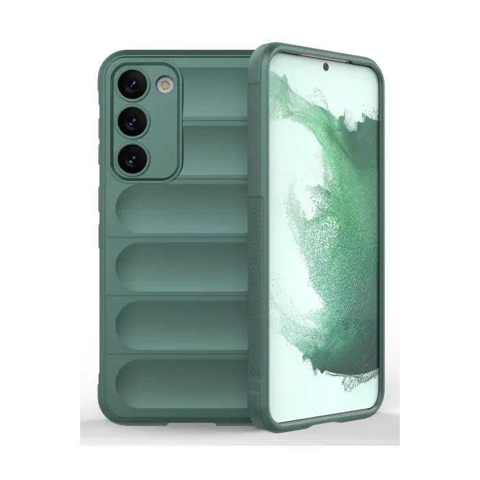 Lopard Samsung Galaxy S23 Plus Kılıf Optimum Silikon - Koyu Yeşil