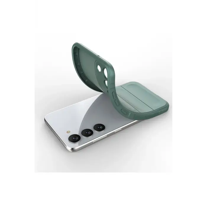 Lopard Samsung Galaxy S23 Plus Kılıf Optimum Silikon - Koyu Yeşil