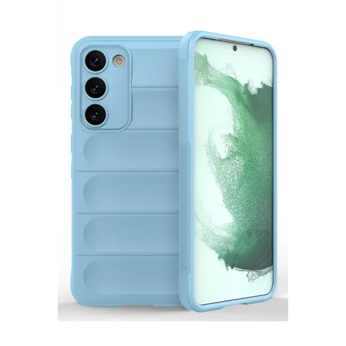 Lopard Samsung Galaxy S23 Plus Kılıf Optimum Silikon - Sky Blue