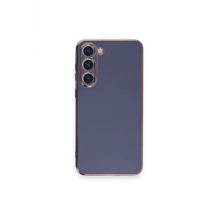 Lopard Samsung Galaxy S23 Plus Kılıf Volet Silikon - Mavi