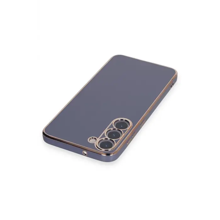 Lopard Samsung Galaxy S23 Plus Kılıf Volet Silikon - Mavi