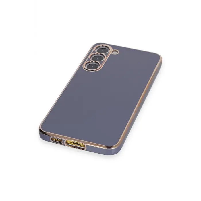 Lopard Samsung Galaxy S23 Plus Kılıf Volet Silikon - Mavi